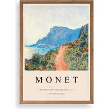 Sinems World Monet Ahşap Çerçeveli Tablo
