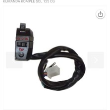 Topuz Motor Cg Sol Kumanda siyah