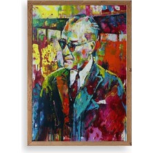 Sinems World Atatürk Ahşap Çerçeveli Tablo