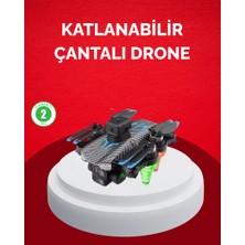 Zero Land Xmpdby Katlanabilir Drone 1080P Kamera 0-100M Uçuş Mesafeli