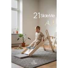 Mamatoyz Slide Me Ahşap Portatif ve Katlanır Kaydırak Yeni Versiyonu