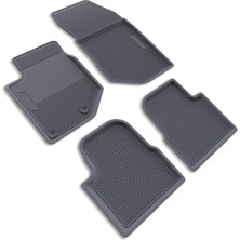 Image Peugeot 2008 Suv (2019 ve Sonrası) 3D Havuzlu Kauçuk Oto Paspas Gri