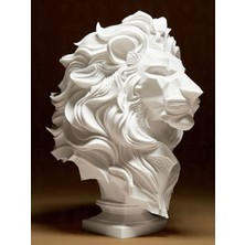 Linova Zarif Aslan Heykel Biblo Dekoratif Obje