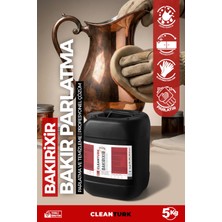 Cleanturk Bakırixir Bakır Parlatma ve Temizleme | Asitsiz, Otomotiv Parçaları Için Güvenli 5 kg