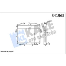 Kale Mtxdpn Motor Su Radyatoru H100 2.5tdi 04+  (Brazing) mt