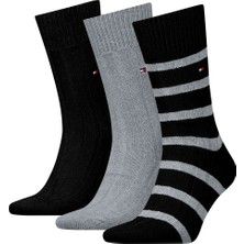 Tommy Hilfiger Th Men Sock 3p Gıftb Erkek Siyah Çorap - S701235377