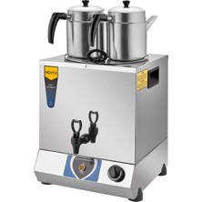 Remta Çift Demlikli Elektrikli Kahveci Çay Ocağı-17 LT-TT02-DEMLİKLER Dahildir