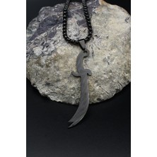 Prestige Hz. Ali Zülfikar Kılıcı Kolye Paslanmaz Çelik Zincir 2mm 902493