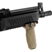 Dlg Tactical Picatinny Foregrip Dikey Polimer Tutamak (Tan) - DLG-163