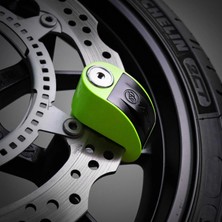 ZOVII ZOVII Zt6 | Yeşil 120 Db Alarmlı Motosiklet Disk Kilidi – Hatırlatma Kablolu Çelik Güvenlik Kilidi