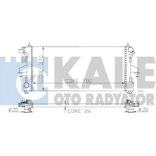 Kale Mtxdpn Motor Su Radyatörü [ Fiat Ducato, Peugeot Boxer, Citroen Jumper 2.2 Hdi Brazing ]