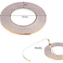 50 Metre Fayans Arası Şerit Dekoratif Yapışkan Renkli Dekor Su Geçirmez Sızdırmaz Altın Bant ( Lisinya )