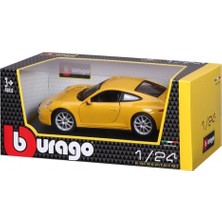 21065 Burago 1:24 Porsche 911 Carrera S Model Araba