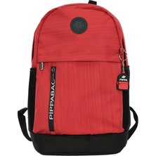 Pippa Nori Üç Bölmeli Ortaokul ve Günlük Sırt Çantası - Erkek - Kırmızı - CNT8015-03