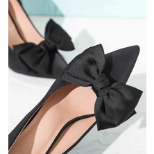 Bacoss Bir Çift Ayakkabı Tokası -Çanta Charms - Çıkarılabilir Klipsli Fiyonk Aplik (BC-1198 )