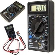 Dijital Avometre Multimetre Ölçü Aleti Akım Voltaj Direnç Ölçer