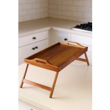 Çavdar Group Akasya Keyif Tepsi Katlanır Ayaklı Yatak Koltuk Tepsisi Klasik