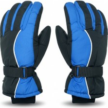 Mustran L-XL İçi Polarlı Su Geçirmez Motosiklet Kayak Eldiveni | Rüzgar Geçirmez Kışlık Günlük Eldiven