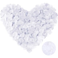 Just Cheap Store Beyaz Renk Gül Yaprağı - 1 Paket 100 Adet