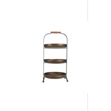 Porland Aleg Altın 3 Katlı Stand 53CM