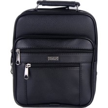 Arpelle Erkek Çapraz Askılı Çanta Büyük Boy Siyah 14997