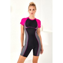 Adasea Lapieno 4158 Kısa Kol Paçalı Sörfçü Mayo