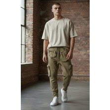 Black Steel Kargo Cepli Fermuarlı Eşofman