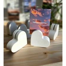 By Fii Home 3' Lü Fotoğraf ve Not Tutucu Kokulu Vernikli Taş Tozu