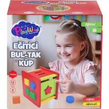 ONY-411 Ahşap Eğitici Bultak Küp -Onyıl Oyuncak