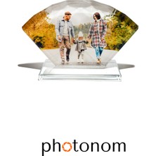 Photonom Özel Baskı Cam Dekor Yelpaze Figürü