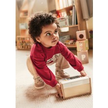 Mayoral Kız Bebek Pantolon Sweat Takım Kırmızı 2594