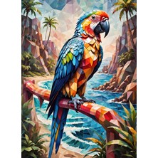 Nova Puzzle 1000 Parça Renkli Papağan Puzzle