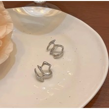 Bacoss Modern Minimalist Hip Hop Kulak Içi Küpe (BC-1233 )