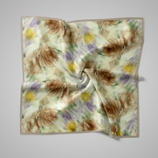 Piramit Naturel Eşarp | Sulu Gül