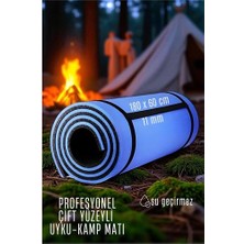 Bosel Uyku Matı - Kamp Matı - Piknik Çadır Matı 11 mm Çift Taraflı Mavi