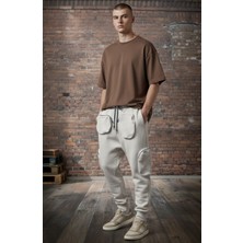 Black Steel Kargo Cepli Fermuarlı Eşofman