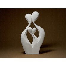 Linova Soyut Aile Heykel Biblo Dekoratif Obje