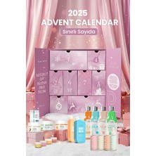 Pure With Advent Calendar 2025 – Bakım Seti Duş Jeli, Body Milk, Face Milk, Scrub, Dudak Peelingi Yılbaşı hediye seti