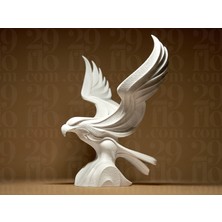 Linova Zarif Kartal Heykel Biblo Dekoratif Obje