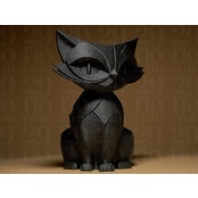 Linova Kedi Heykel Biblo Dekoratif Obje