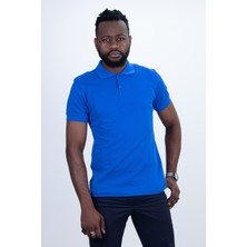 Erkek Slim Fit Dar Kesim Nefes Alan Kumaş Polo Yaka Tişört