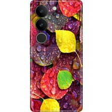 Grabono Vivo V29 5g Kılıf Desenli Silikon Renkli Özel Baskı Kapak Sonbahar