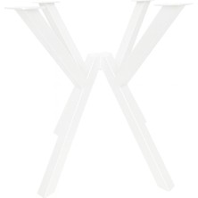 Tolia Home Metal Yuvarlak Masa Yemek Masası Çalışma Masası Ayağı 72 cm Mobilya Ayağı