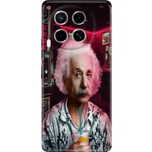 Grabono Tecno Camon 30 Kılıf (Cl6) Uyumlu Silikon Desenli Kapak Albert