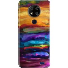 Grabono Reeder P13 Blue Max 2020 Kılıf Desenli Kapak Silikon Cover Sulu Boya