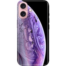 Grabono iPhone 16 Kılıf Silikon Desenli Kalıplı Case World