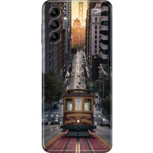 Grabono Samsung Galaxy A04S Kılıf Kılıf Renkli Esnek Silikon Temalı Desenli Tpu California