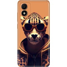 Grabono Tcl 303 Kılıf Silikon Renkli Phone Case Tiger