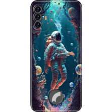 Grabono Reeder S19 Max Pro S Kılıf Silikon Tema Baskı Uv Astronot