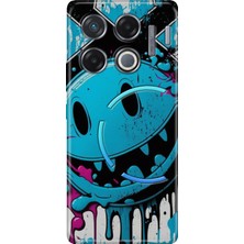 Grabono Infinix Gt 20 Pro Kılıf Kılıf Renkli Esnek Silikon Temalı Desenli Tpu Vintage Wall